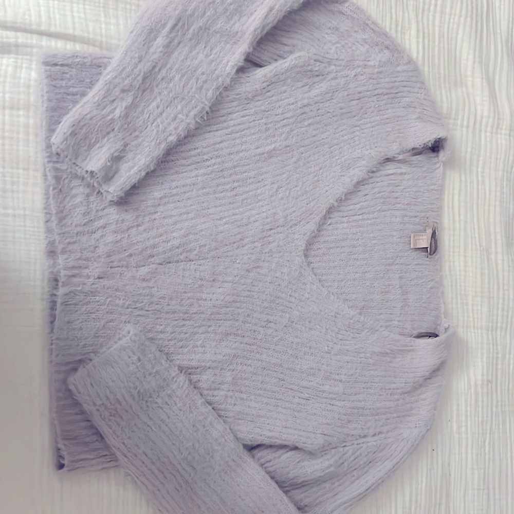 Lilac mohair sweater